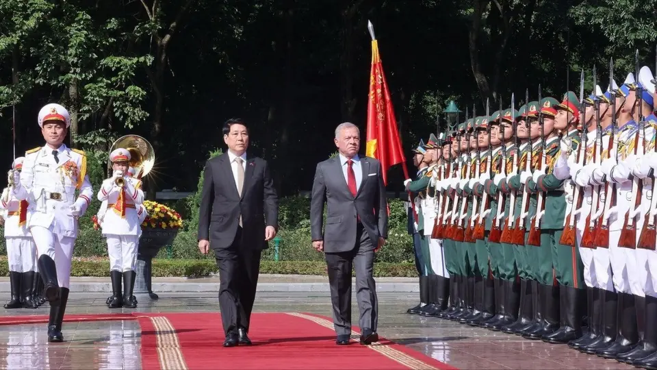 Quốc vương Jordan thăm chính thức Việt Nam